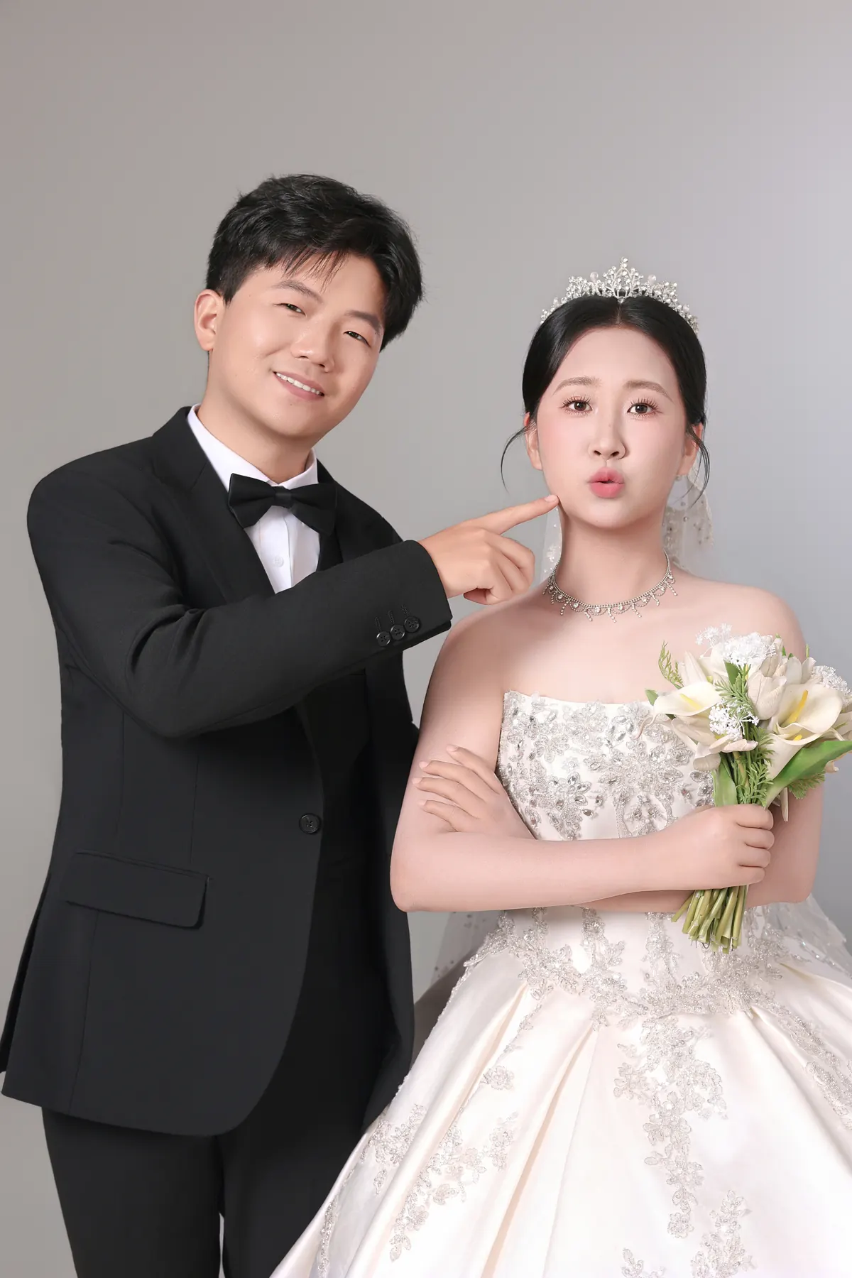 新人婚纱近照